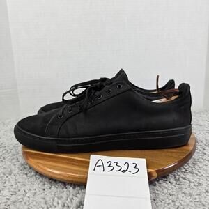 Thursday Boots Premier Low Top Matte Black Leather Casual Daily Sneaker Mens 13